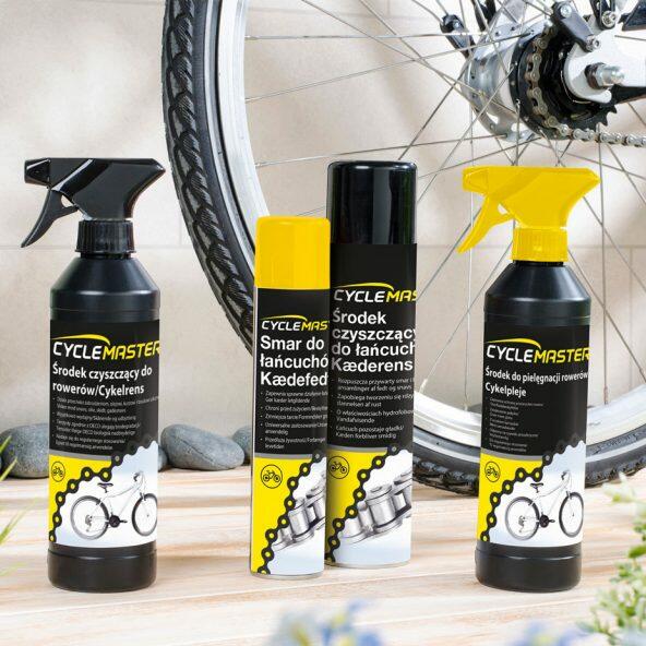 Plejeprodukter til cyklen
