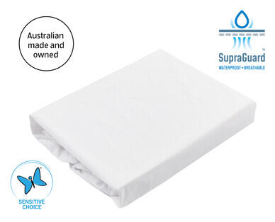 Waterproof Bamboo Cotton Fitted Cot Protector