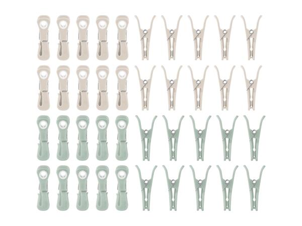 Livarno Home Multi-Purpose Clothes Pegs - 20 pack