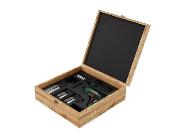 Parkside 4V Cordless Screwdriver Set with BBQ Accessories