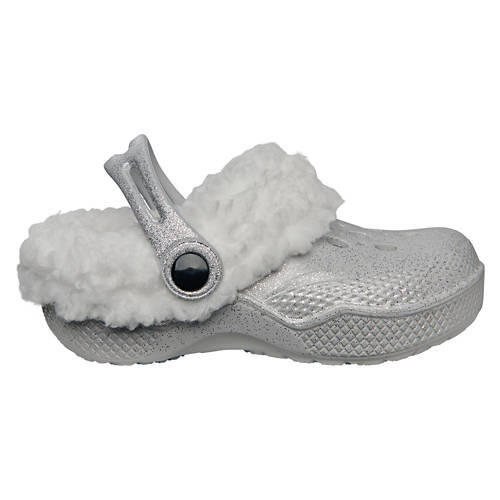 Toddler Warm Lined Clog - Silver, 9/10