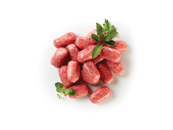 Veal and Pork mini sausages
