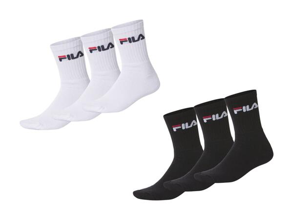 Chaussettes de tennis Fila, 3 paires
