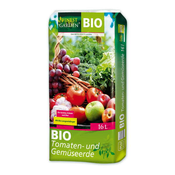 Tomaten- und Gemüseerde