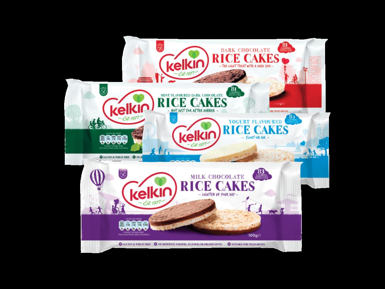 Gluten Free KELKIN Yogurt Rice Cakes