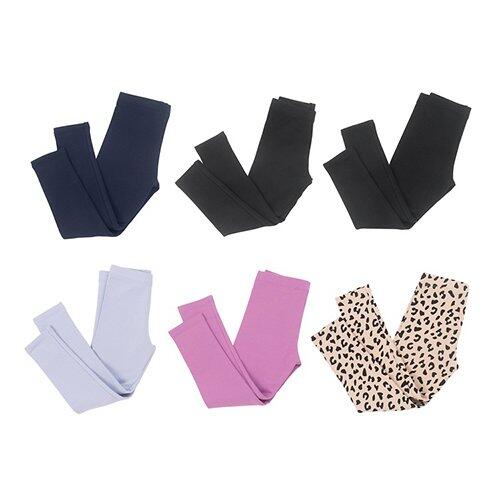LILY & DAN Kinder-Leggings, Herbst, 2er-Pack