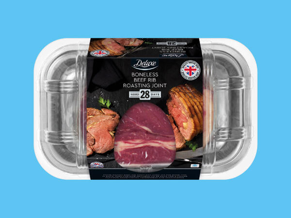 Deluxe Boneless British Beef 28-Day Matured Rib Roasting Joint