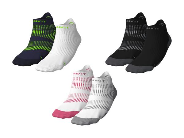 Chaussettes de course à pied premium, set de 2 paires