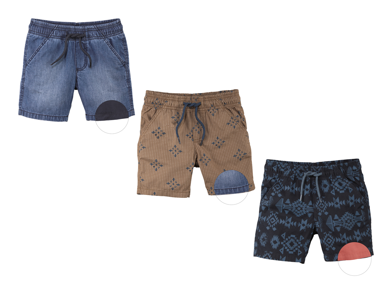Bermudas, lot de 21