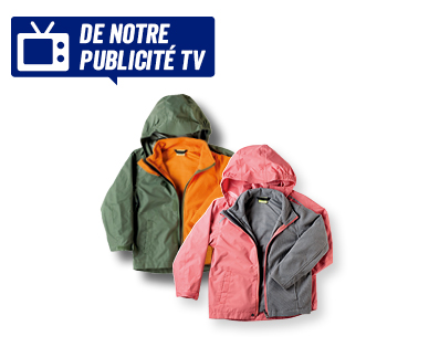 Veste fonctionnelle 3 en 1 pour tout-petits/enfants IMPIDIMPI
