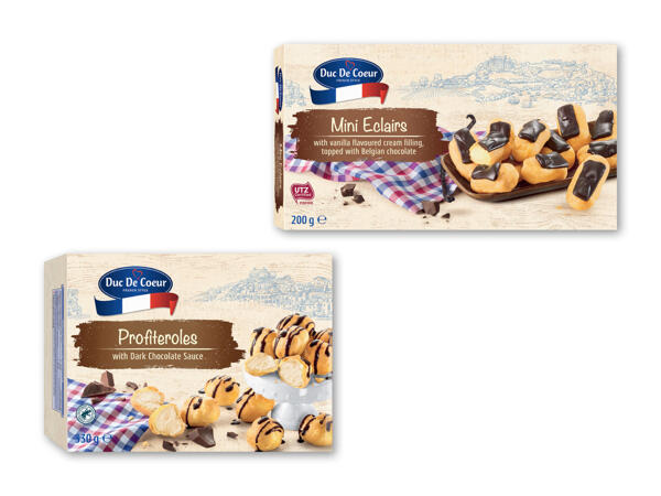 Mini Eclairs eller profiteroles