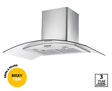 90cm Glass Canopy Rangehood