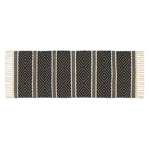 24" x 60" Handwoven Runner - Matthew Black