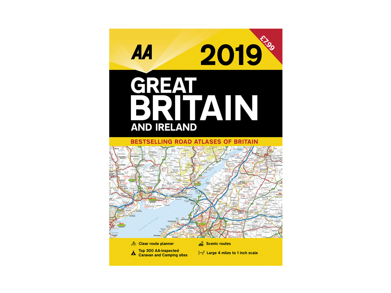 AA Great Britain and Ireland Road Atlas 20191