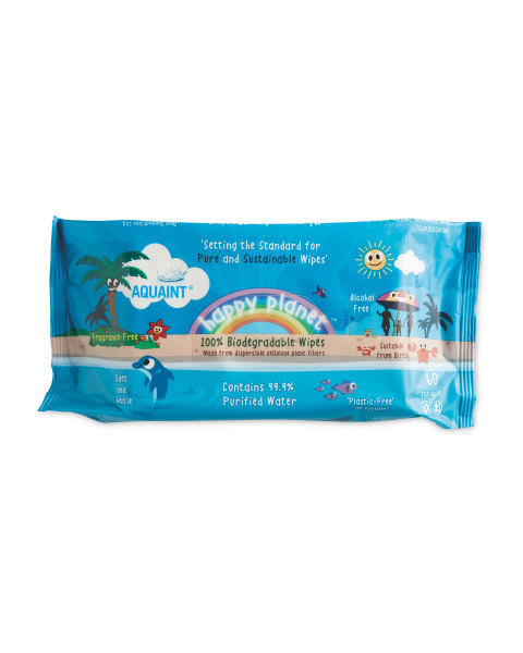Aquaint Baby Wipes 60 pack