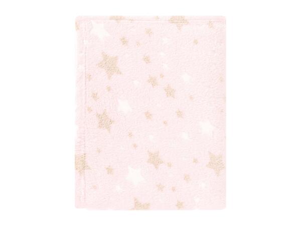 Livarno Home Pink Glow In The Dark Blanket