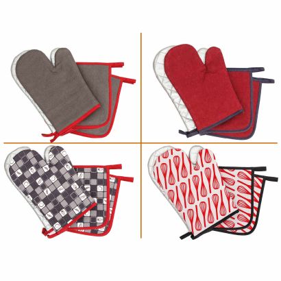 Set de gants thermiques, 4 pcs