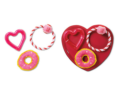 Heart to Tail Valentine's Day Dog Toy Set