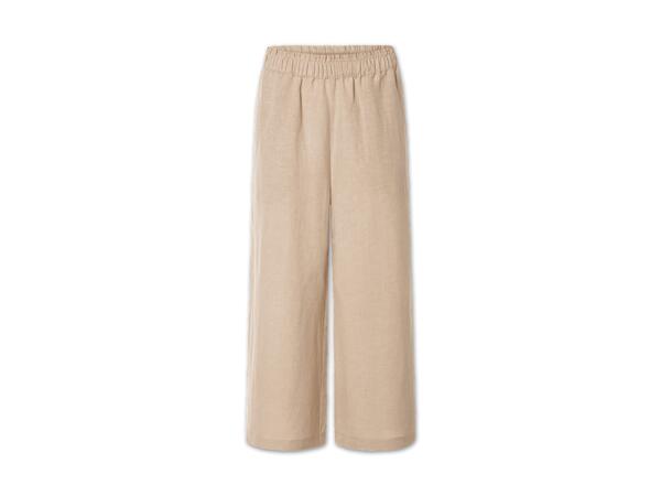 Damen Leinen-Culotte