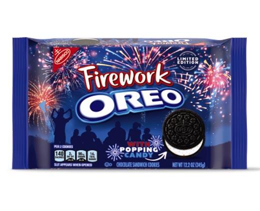 Nabisco Firework Oreos - Aldi — USA - Specials archive