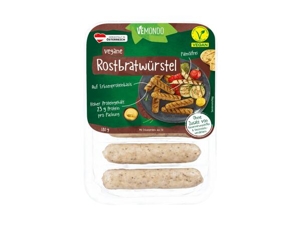 Vegane Rostbratwürstchen