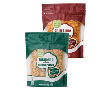 Southern Grove Jalapeño or Chili Lime Blistered Peanuts