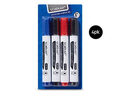 Whiteboard Markers 4pk