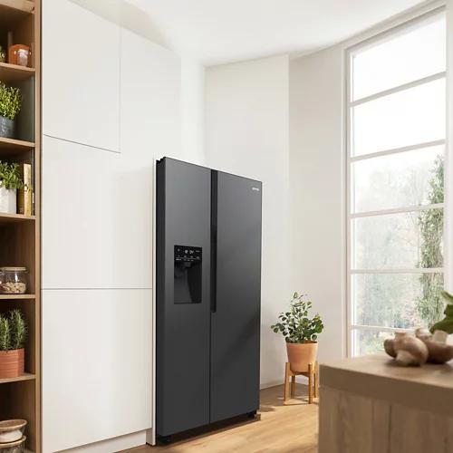 GORENJE Side-by-Side Kühlschrank schwarz NRR9185ESBXL