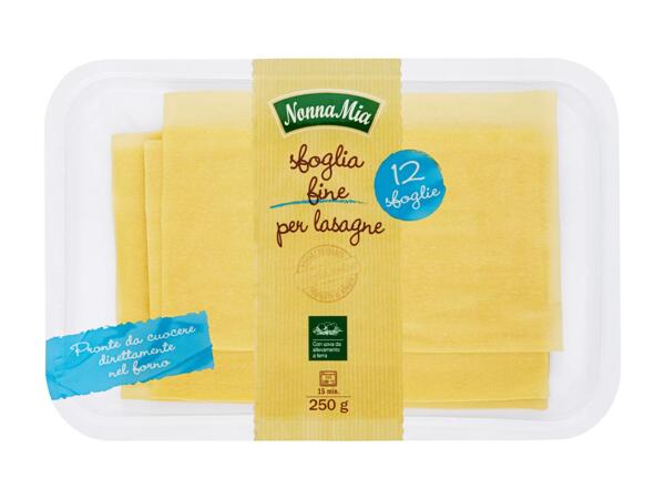 Sfoglia fine per lasagne (azione valida solo in Ticino)