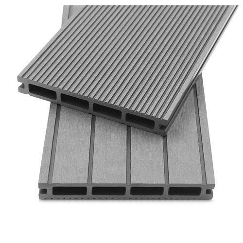 HOME DELUXE SAMANA WPC Terrassendielen hellgrau 10m²