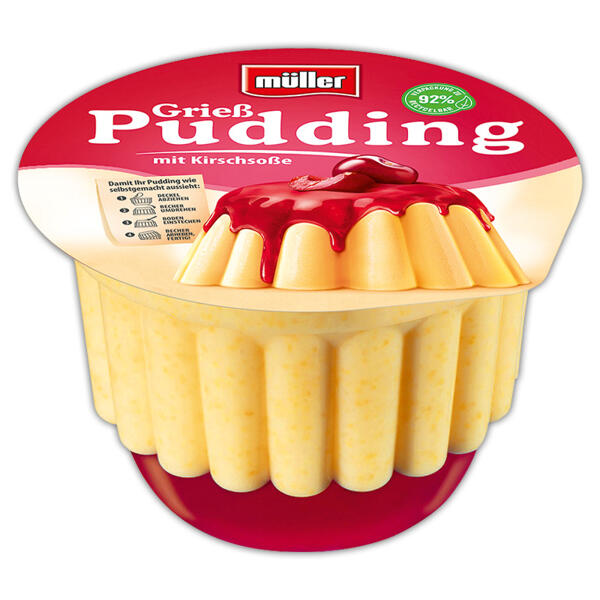Pudding mit Soße