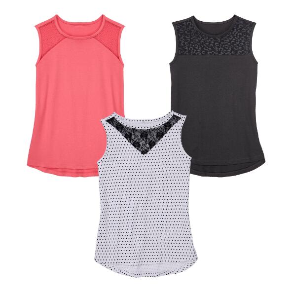 UP2Fashion(R) 				Top mit Spitze