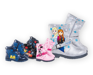 Stivaletti invernali per bambini DESPICABLE ME 3/DISNEY CARS/MINNIE MOUSE/FROZEN