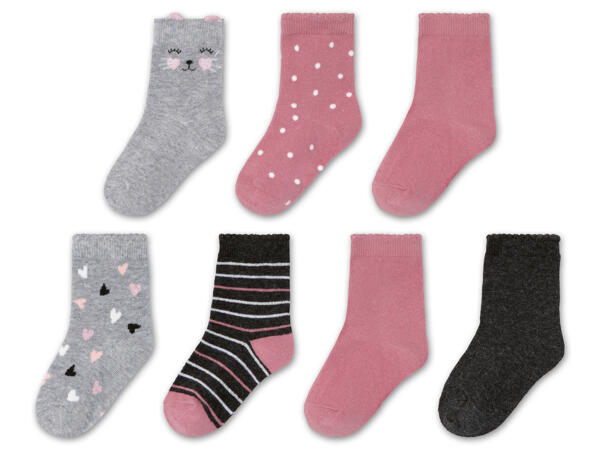 Kleinkinder Socken, 7 Paar