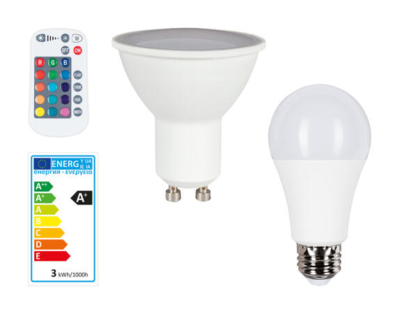 Ampoule LED avec effet de changement de couleur