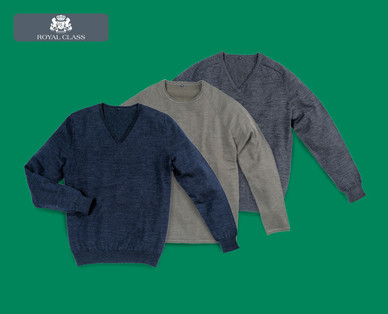 ROYAL CLASS Herren-Merino-Pullover