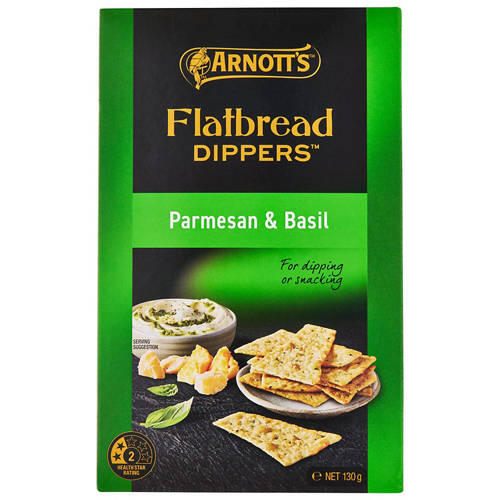Parmesan & Basil Flatbread Dippers 130g