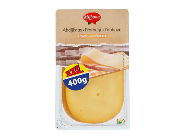 Fromage d'abbaye en tranches