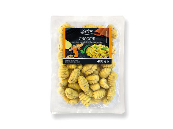Gnocchi with Chickpeas, Turmeric and Chia Seeds