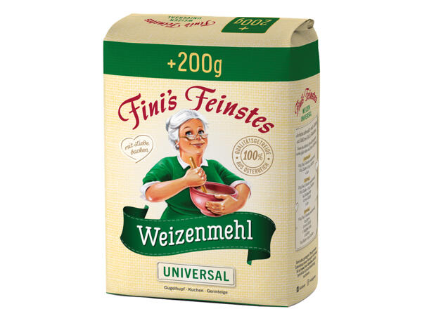 Fini‘s Feinstes Weizenmehl universal