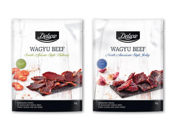 DELUXE Wagyu Jerky eller Wagyu Biltong