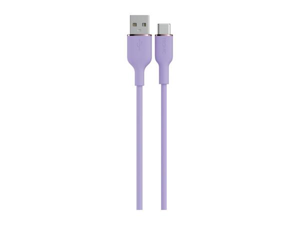 Tronic 1m USB 2.0 Type-A to USB Type-C Charging & Data Transfer Cable - Lilac