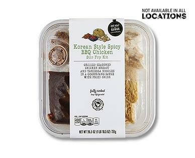 Park Street Deli Teriyaki Chicken or Korean BBQ Chicken Stir Fry Kit