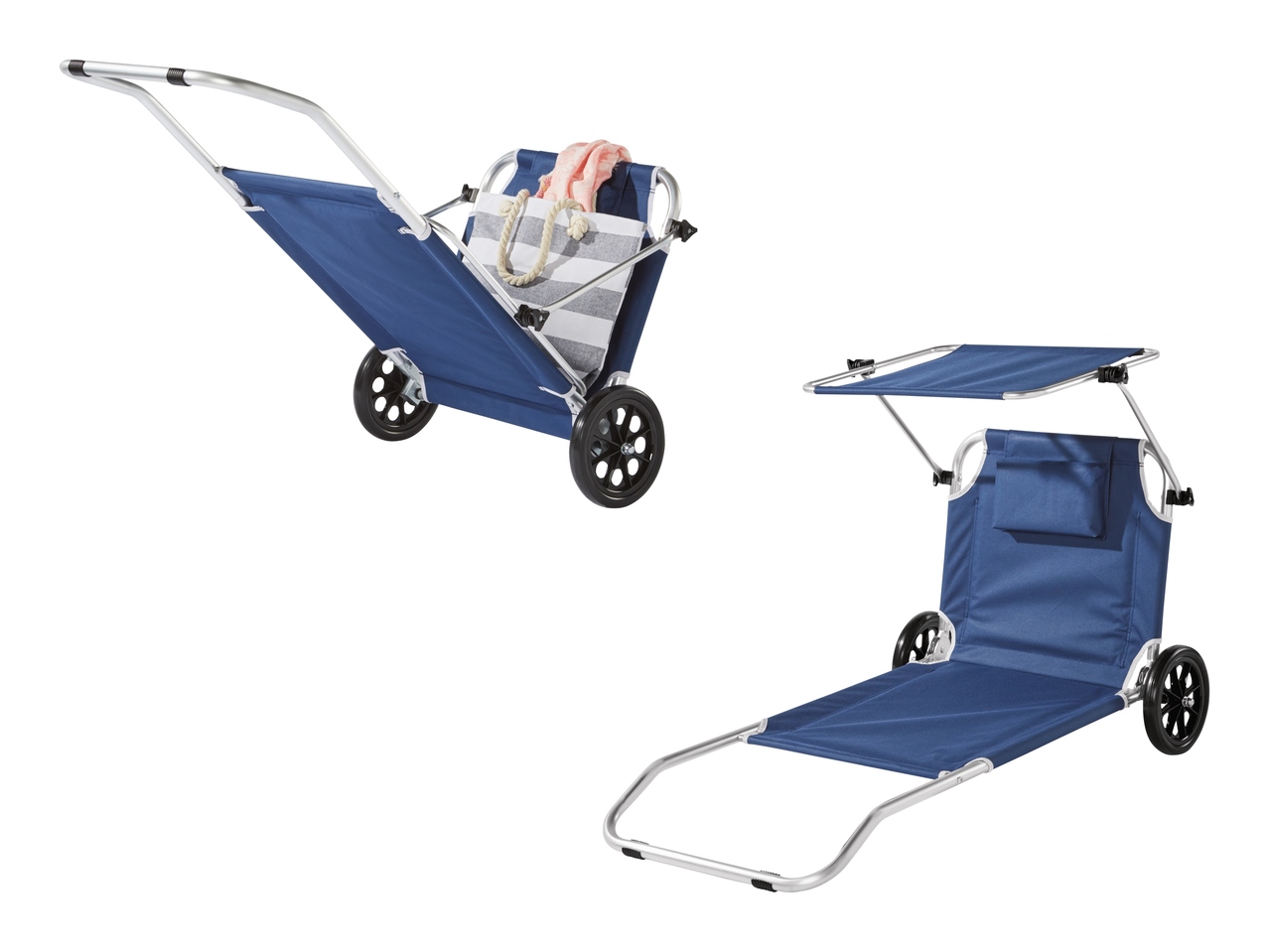 Transat de plage ou chariot de transport