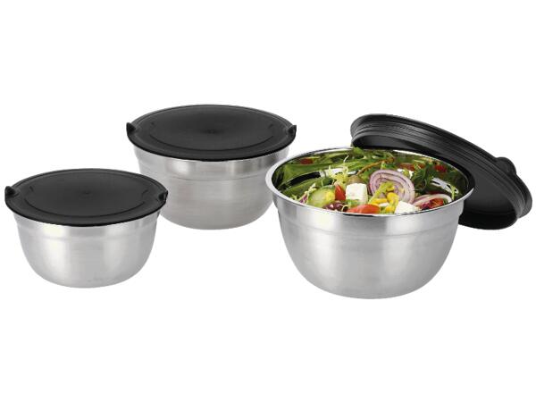 Skålar med plastlock