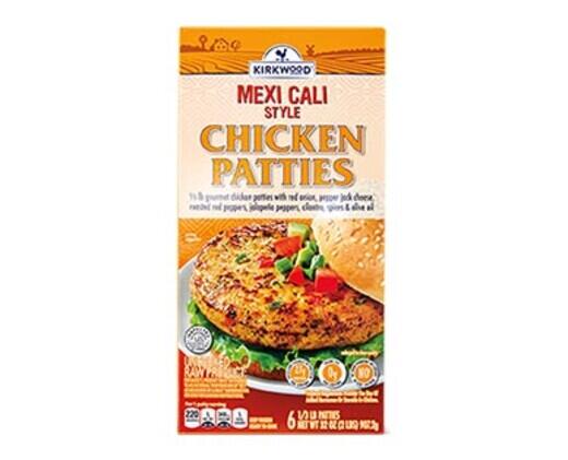 Kirkwood 
 Mediterranean or Mexi Cali Chicken Patties