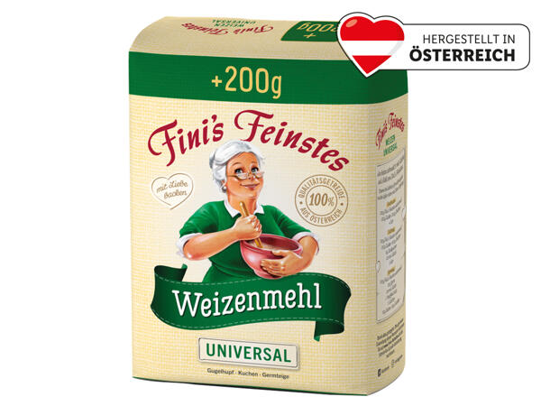 Fini‘s Feinstes Weizenmehl universal