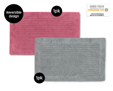 Luxury Reversible Cotton Bath Mat