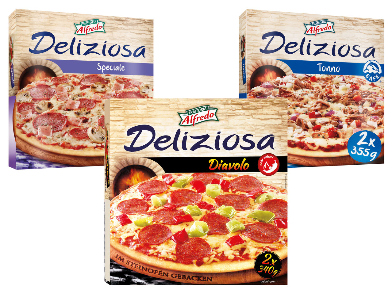 TRATTORIA ALFREDO Steinofenpizza
