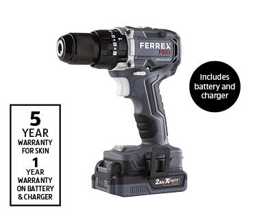 20V Drill with Brushless Motor
